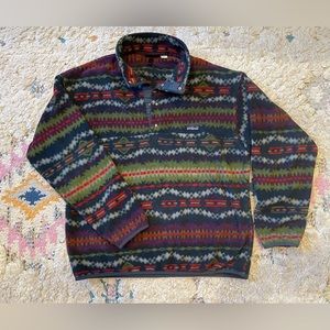 Vintage Patagonia snap fleece size large